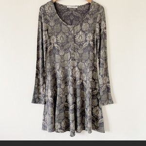 Peruvian Connection long Sleeve Dress. Size S